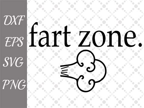 Fart Zone Sign Svg Bathroom Sign Svg Bathroom Etsy