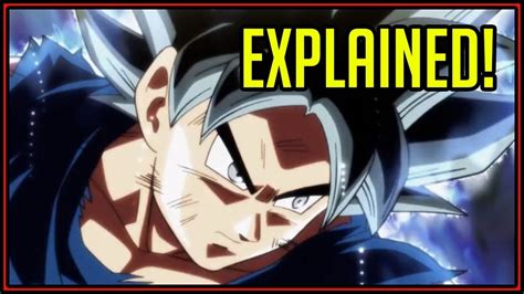 Gokus Ultra Instinct Explained Youtube