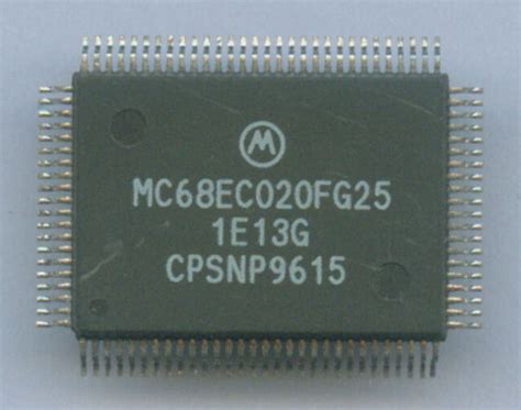 Motorola 68020 Cpu Mc68ec020fg25 100qfp Ebay