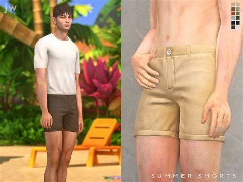Lettore Avventuriero Lei è Male Shorts Sims 4 Sicuro Creativo Luna