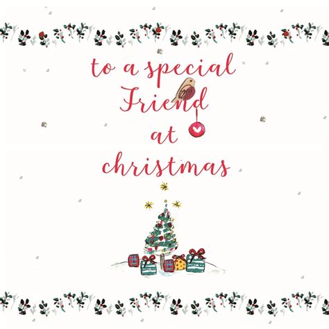 Cards Special Friend Christmas Card Laura Sherratt Designs Ltd