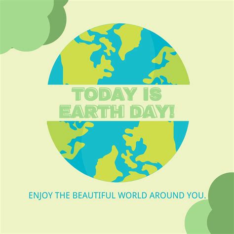 Free Earth Day Post Template Download In Pdf Illustrator Photoshop