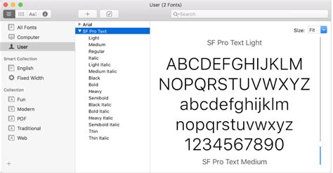 Font Book User Guide For Mac Apple Support
