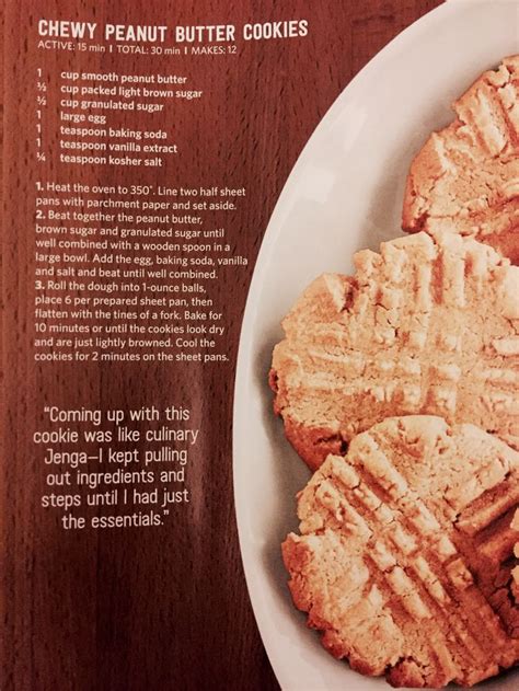 Sift together the flour, salt, and baking soda onto a paper plate. POPSUGAR | Chewy peanut butter cookies, Peanut butter ...