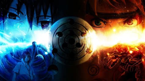Free Download Naruto Fire And Ice Hd Anime Wallpaper Desktop Wallpapers 4k High 1920x1080 For