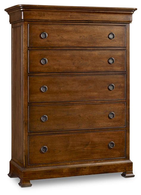 Hooker Furniture Archivist Six Drawer Chest With Hidden Top Drawer