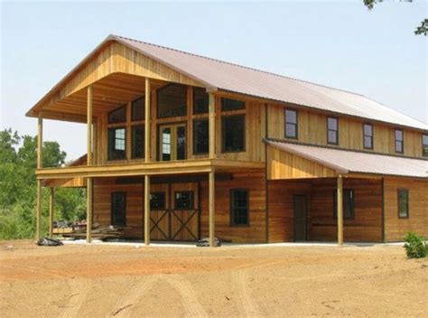 Building A Pole Barn Homes Kits Cost Floor Plans Designs