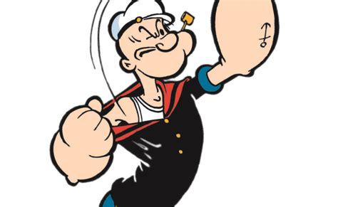 Popeye Arms Crossed Popeye The Sailor Man Free Transparent Clipart