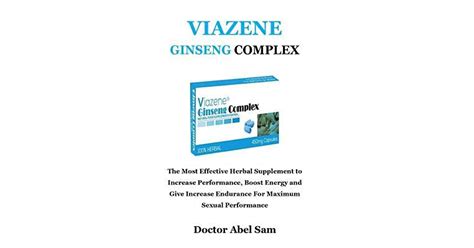 viazene ginseng complex the most effective herbal supplement to increase performance boost