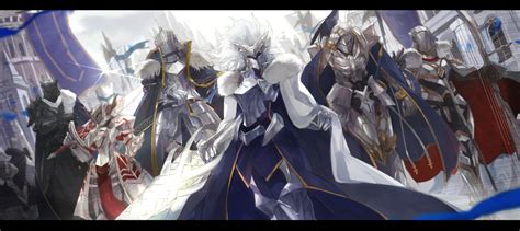 Safebooru 2girls 5boys Agravain Fategrand Order Armor Artoria