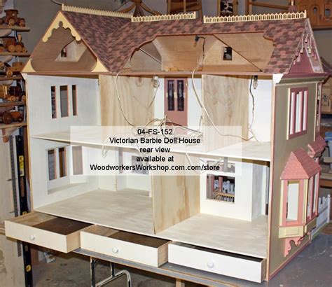 Victorian Barbie Doll House Woodworking Plan Woodworkersworkshop