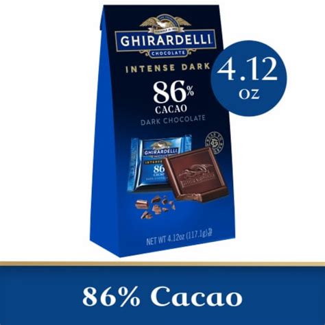 Ghirardelli Intense Dark 86 Cacao Chocolate Squares 412 Oz Harris