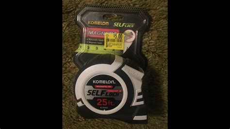 Komelon Selflock 25ft Magnetic Tip Powerblade Ii Tape Measure Walmart