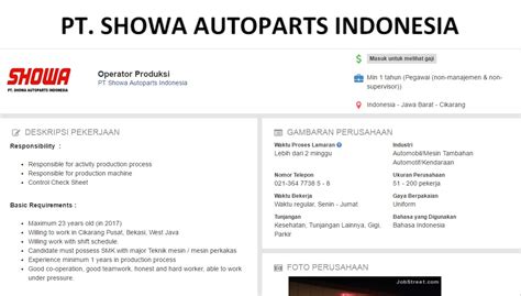 Lowongan kerja pt panasonic manufacturing indonesia. Gaji Pt Cabinindo / Blak Blakan Gaji Operator Produksi Di Cikarang Sebulan 10 Juta By Namanya Nj ...