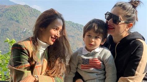 Kareena Kapoor And Son Taimur Hang Out With Bff Malaika Arora In