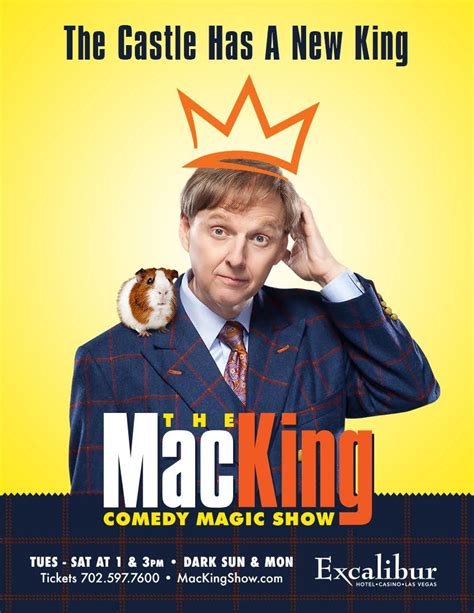 Mac King Comedy Magic Show Thunderland Showroom At Excalibur Hotel