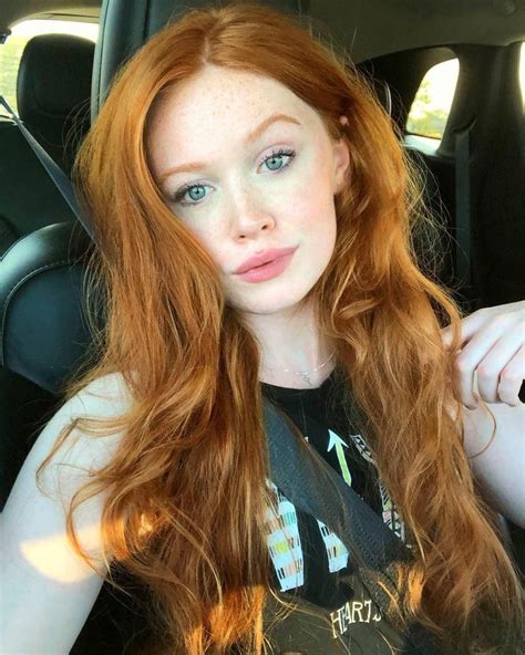 Beautiful Red Hair Gorgeous Women Selfie Expert Social Media Break