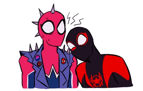 Inactive — Hobie Offers His Shoulder To Miles Bc Miles Is Marvel Spiderman Art Spiderman