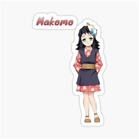 Makomo Stickers Demon Slayers Sticker For Sale By Haizwe Redbubble