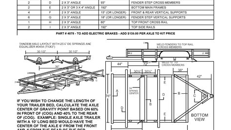 Image Result For Tandem Axle Utility Trailer Plans Utility Trailer