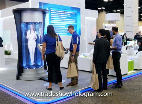 Life Sized Hologram Presenter For Trade Shows Museums And Retail