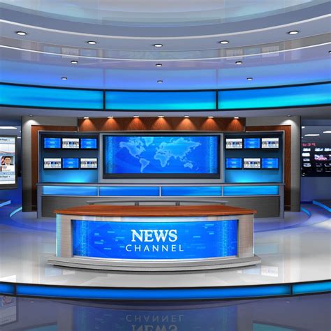 3ds Max News Studios Collections Virtual Studio News Studio Tv Set
