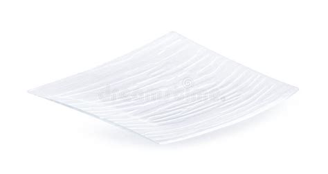 Glass Plate Isolated On White Background Stock Image Image Of Clean Kitchen 185677847