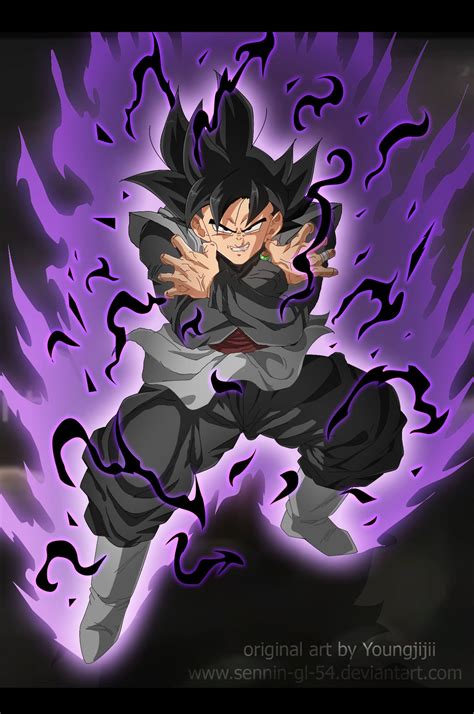 Black Goku Kii By Sennin Gl 54 On Deviantart