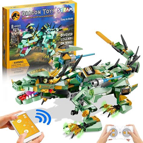 Sillbird Remoteandapp Control Dragon Building Kit Stem Toys For Kids