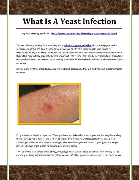 What Is A Yeast Infection