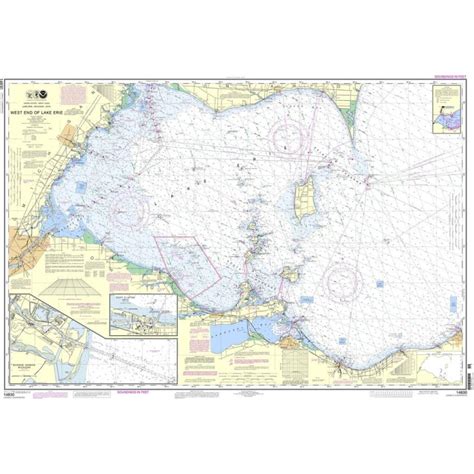 Carte Marine Noaa 14830 Test End Of Lake Erie Port Clinton