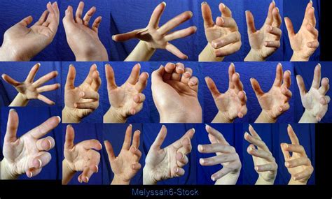 Hand Pose Foreshorteningperspective 2 By Melyssah6 Stock On