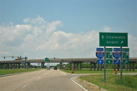 Interstate 510 Highway 47 Aaroads Louisiana