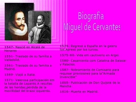 Miguel De Cervantes ~ Biografia