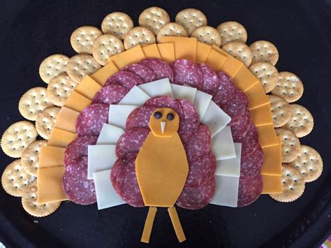 Thanksgiving Turkey Shaped Cheese Platter Appetizer Recipe Melanie Cooks