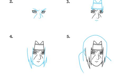 How To Draw Itachi Uchiha Naruto How To Draw Anime Step By Step Itachi
