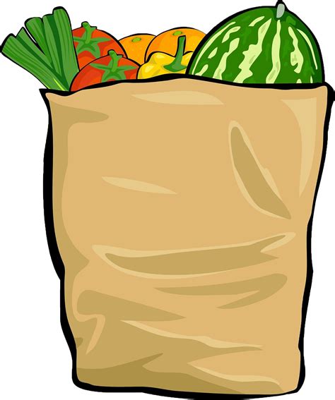 Bag Of Groceries Clip Art Png Download Full Size Clipart 5669169