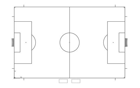 Football Court Ground Design Autocad Drawing Free Download Cadbull