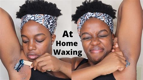 How To Make Waxing Armpits At Home Easy Less Painful Youtube