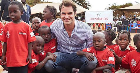 Roger federer's children do travel with him for most of the tennis tournaments. Roger Federer's Charity - Almost at 1 Million Children ...