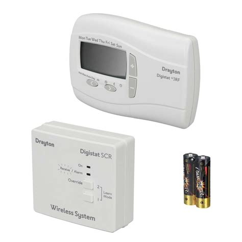 Drayton Digistat3rf Wireless Programmable Room Thermostat And Receiver