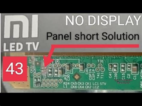 Mi Inch Led Tv No Display Solution Youtube