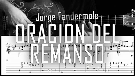 Oración Del Remanso Fandermole Fingerstyle Guitar Arreglo Solista Con Partitura Y