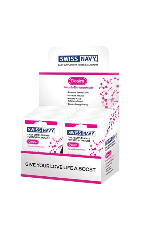 Swiss Navy Desire Female Enhancement 24 Count Display Md Sndes24