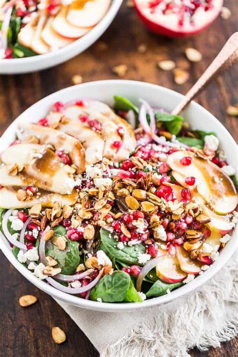 I love to add them into muffins or in salads for an extra crunch. Spinach Salad with Honeycrisp Apples, Pomegranates, and ...