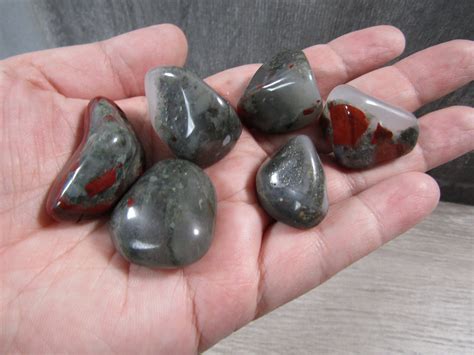 African Bloodstone 1 Inch Tumbled Stone T 501