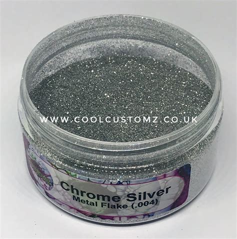 Chrome Silver 004 Dry Flake Coolcarz Uk Ltd