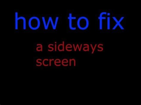 Since i installed the updates on my windows 10 about three months ago, i noticed my screen brightness has been malfunctioning. how to fix a sideways screen - YouTube