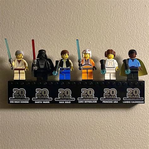 Lego Moc 20th Anniversary Lego Star Wars Minifig Display By Uggnot