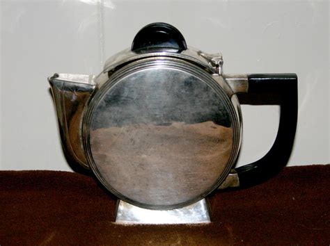 Art Deco Silver Plate Teapot Collectors Weekly